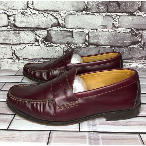 Jack Erwin Charlie Burgundy Leather Penny Loafers Dress Shoes Men Sz 9.5 US/43EU main image 15